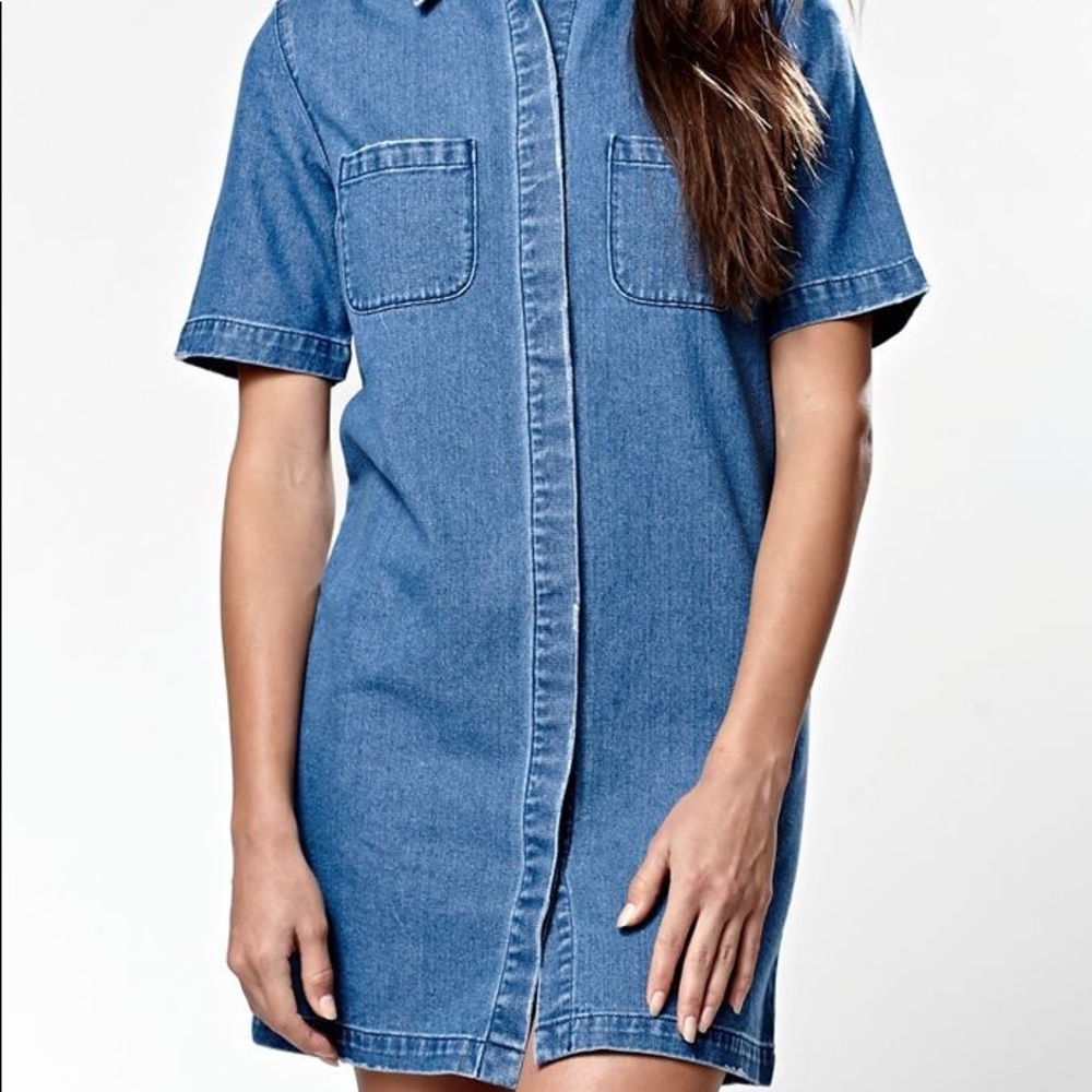 Kendall & Kylie button down denim dress