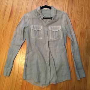Aritzia T. Babaton Linen shirt