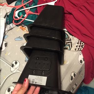 Bed Risers w/ plug in