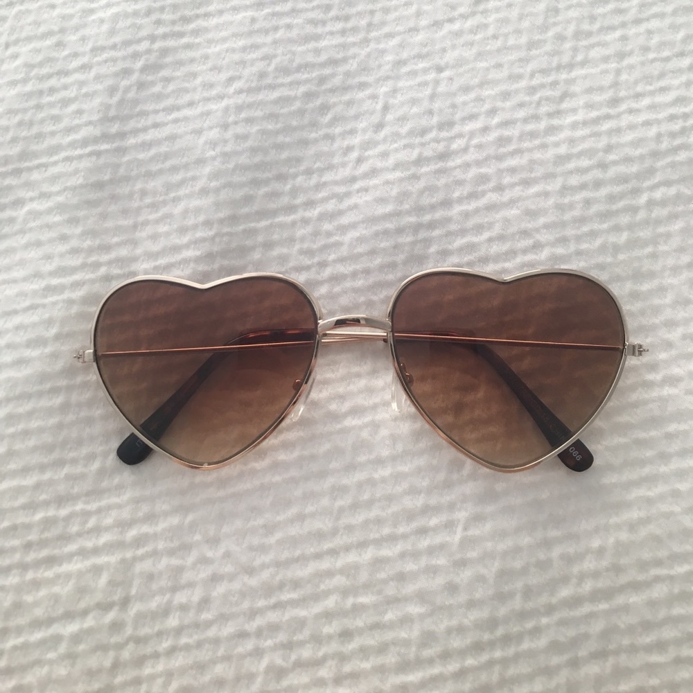 Heart shaped sunglasses