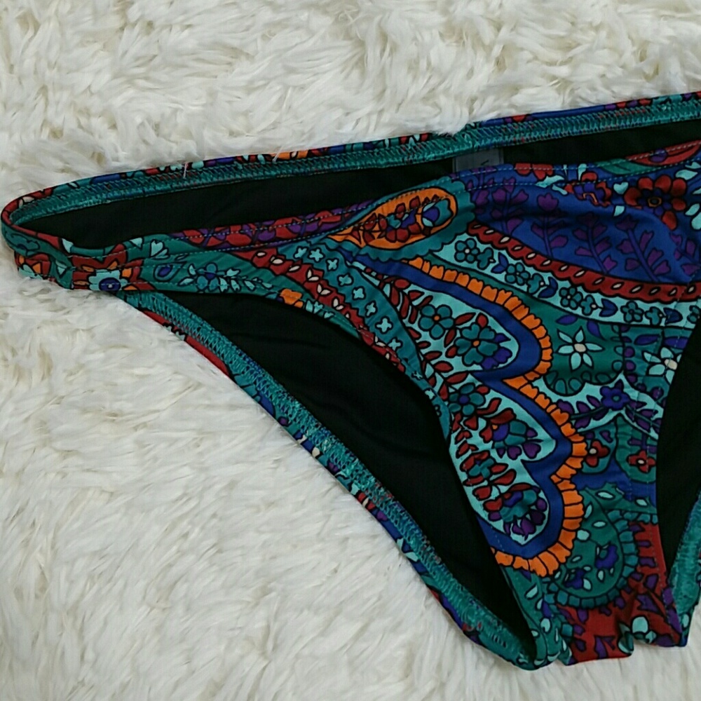 Victoria's Secret paisley & floral bikini bottom