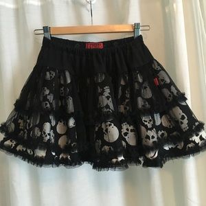 Tripp Black Skull Tutu