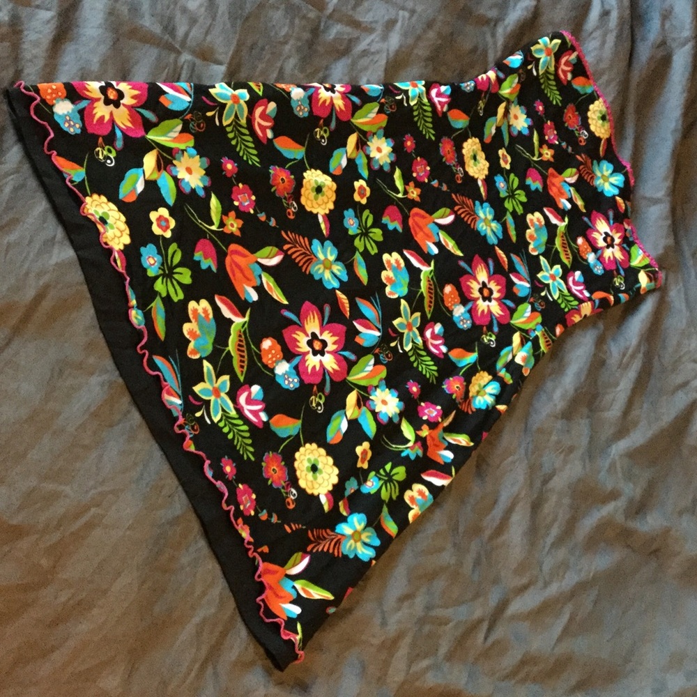 Fun Guess Floral Strapless Dress