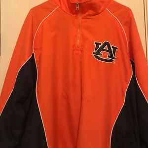 1/4 zip Auburn windbreaker