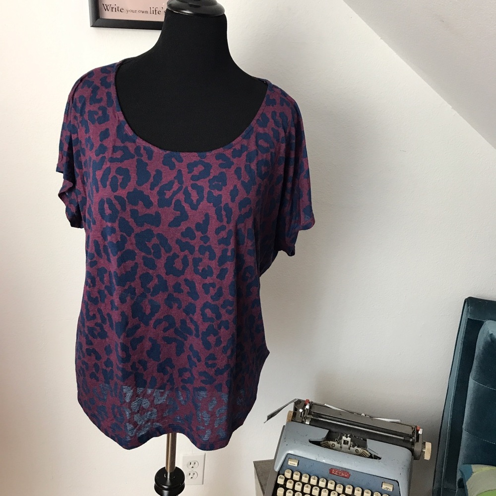 EUC Animal Print Tee