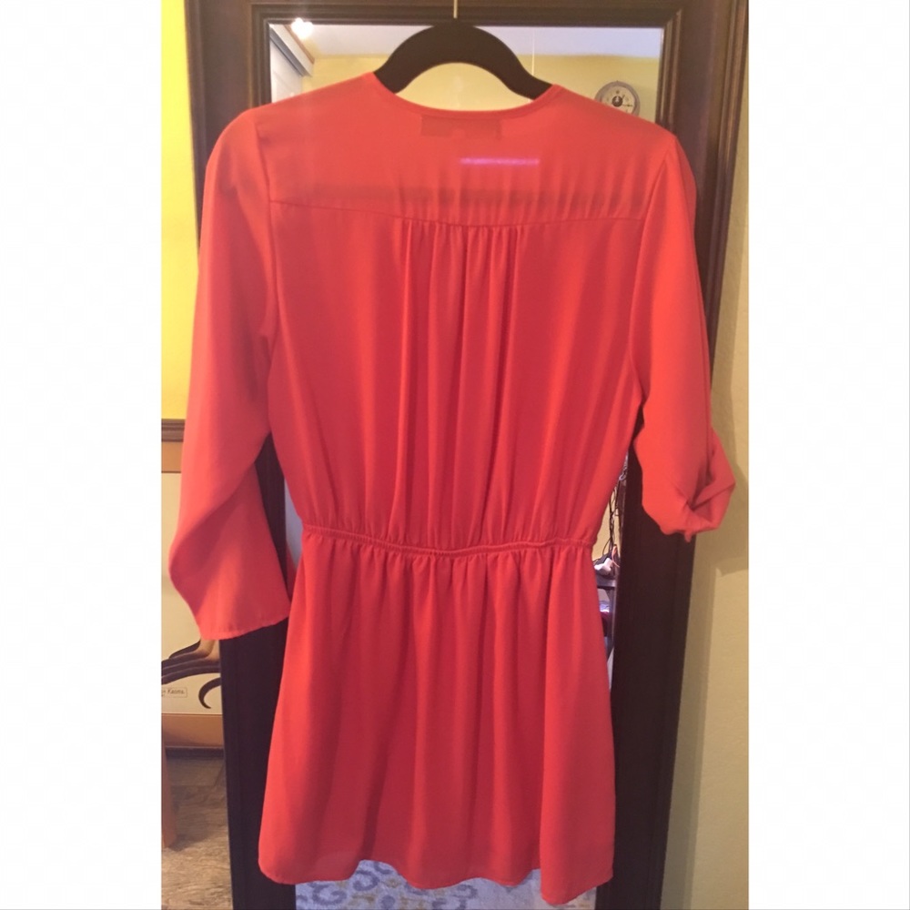 Coveted Brand Size L orange dress - Picture 3 of 3