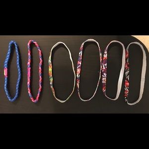 6 Nike and Under Armour headbands