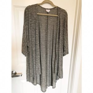 M LulaRoe Lindsay grey & silver