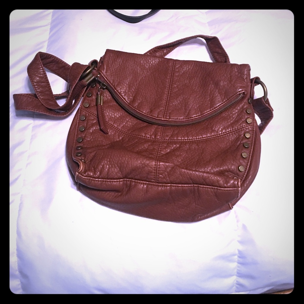Brown cross body