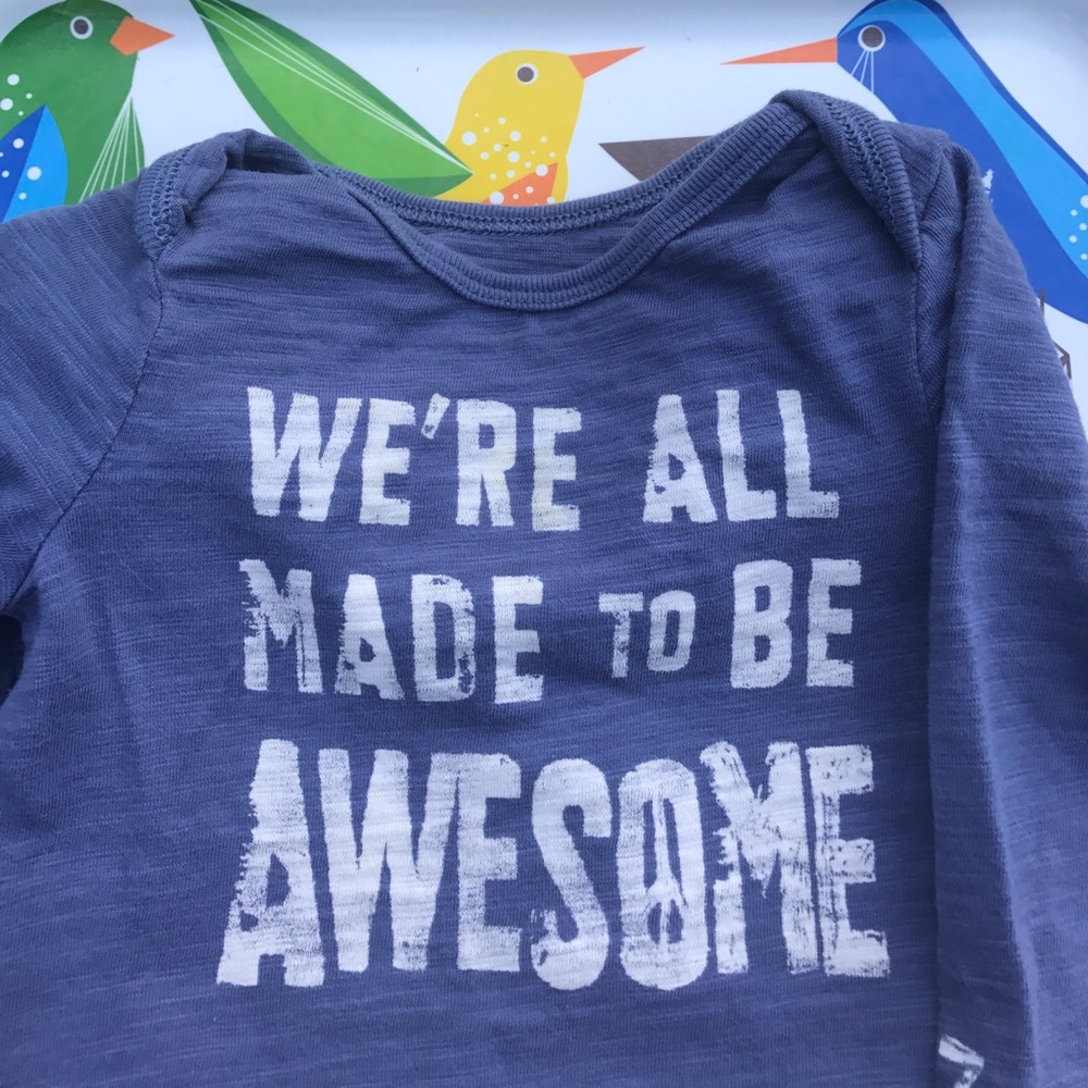 Unisex baby boy or girl romper onesie play suit