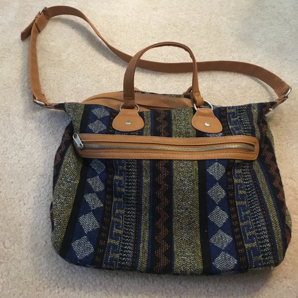 Tribal crossbody purse