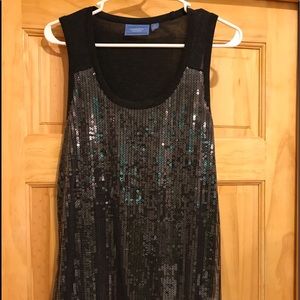 Vera Wang Sequin Tank
