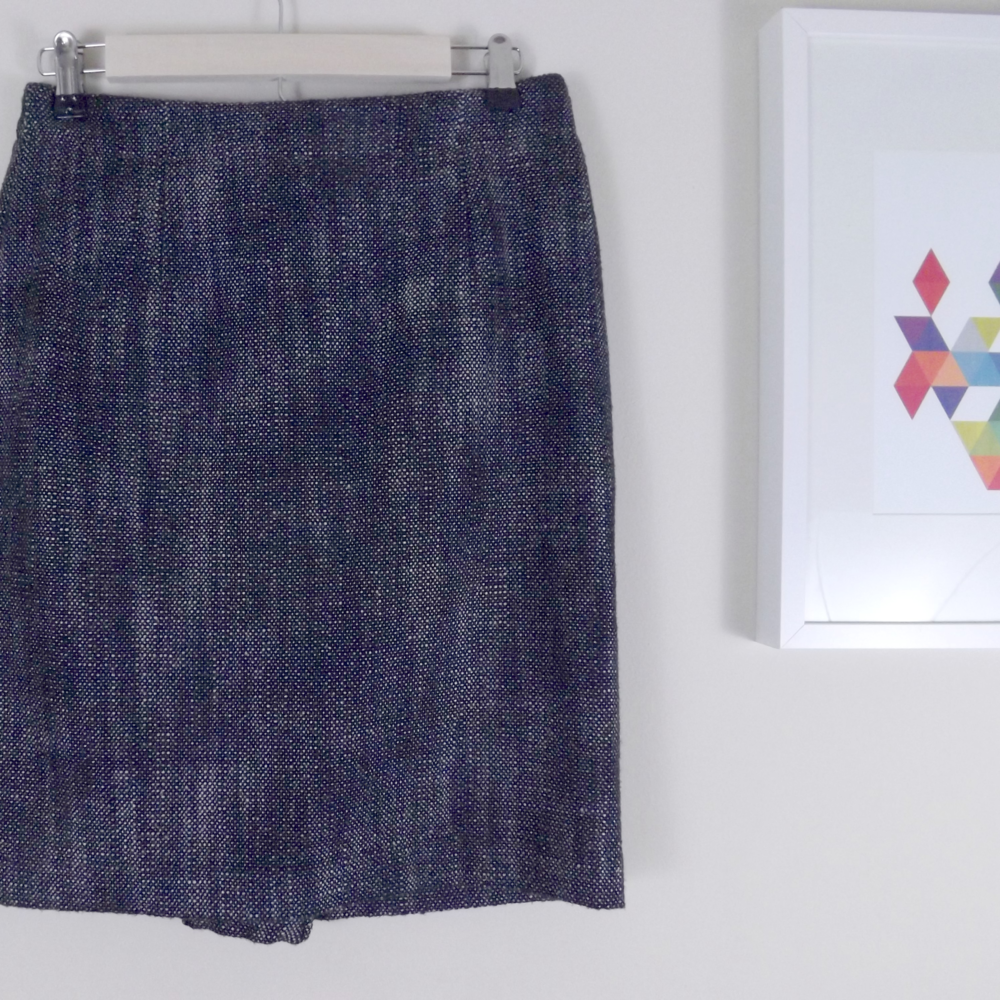 Banana Republic Woven Pattern Pencil Skirt