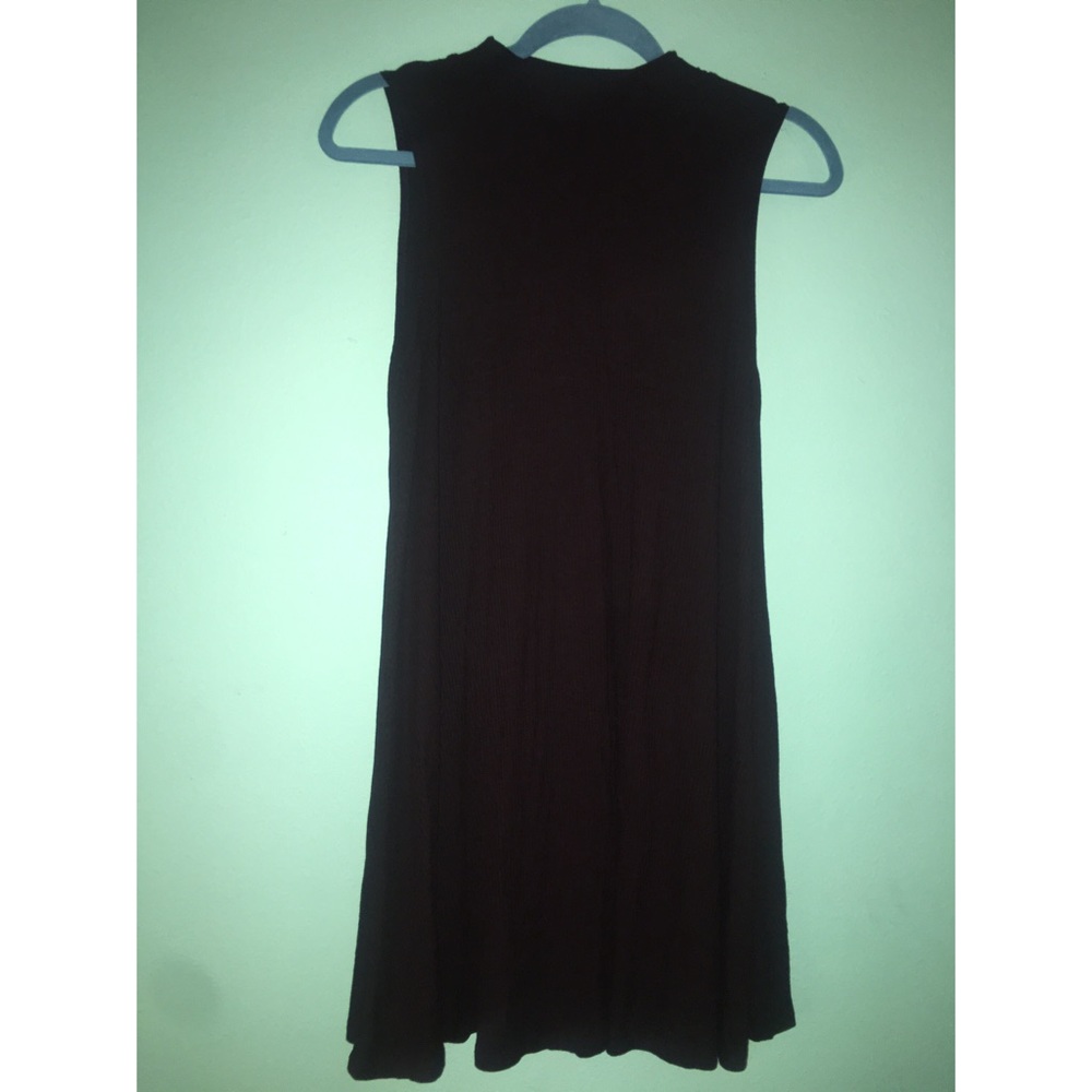 Black High Neck Dress