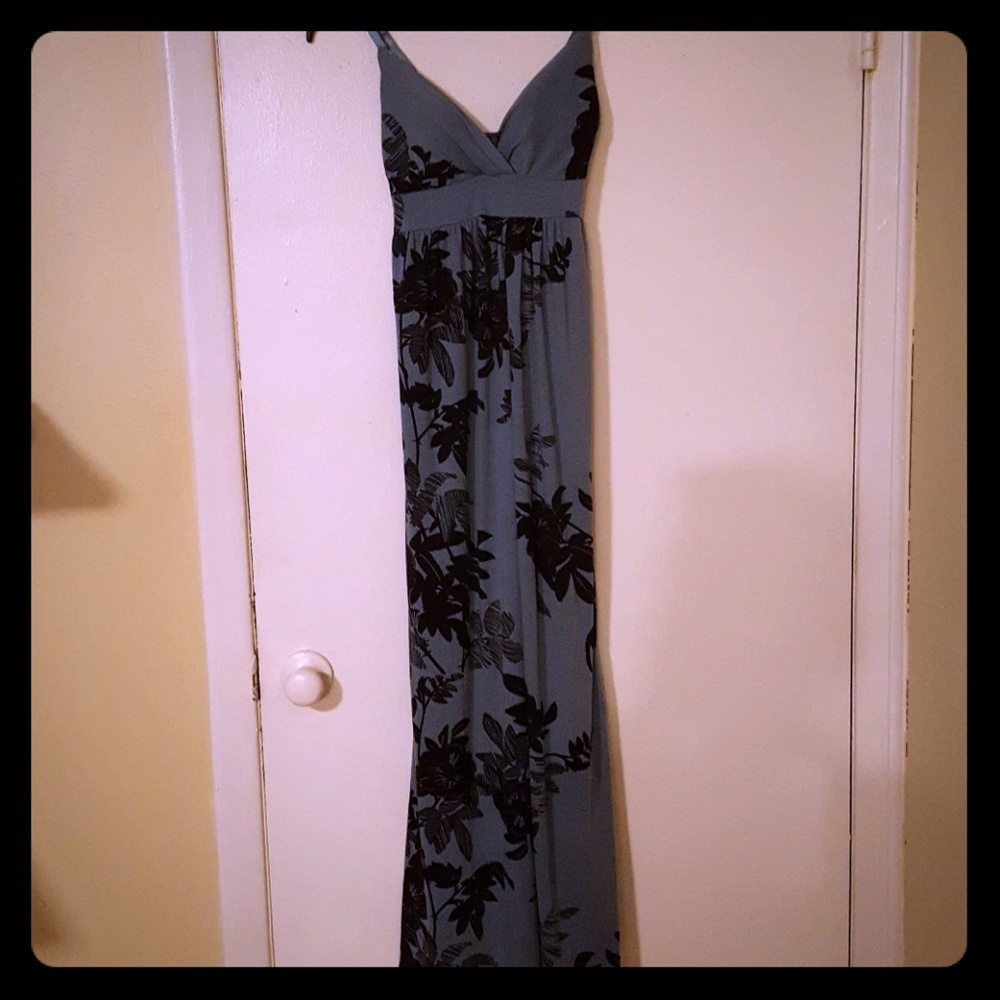 Blue maxi dress