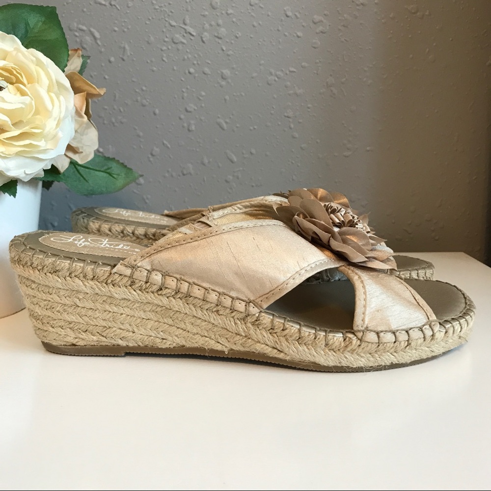 LifeStride Bloom Espadrille Slide Sandals