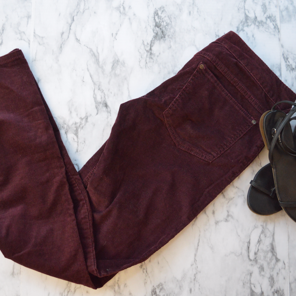 Free People Corduroy Skinny Jeans