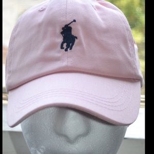 Pink polo Ralph Lauren strapback