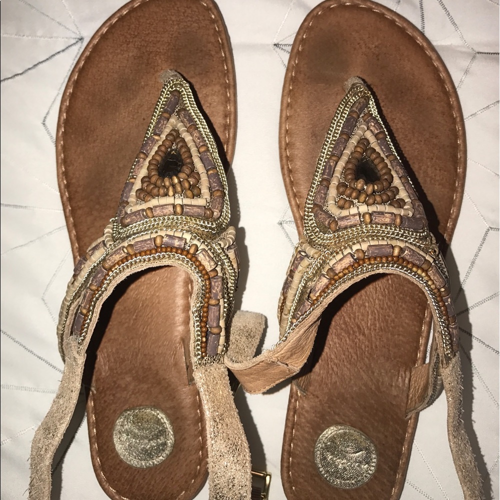 Beaded sandals