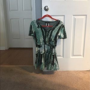 BCBG skit and matching crop top