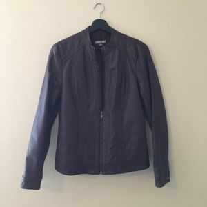 Roz & Ali faux leather jacket