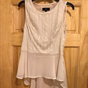 Mossimo Sheer High Low Tank