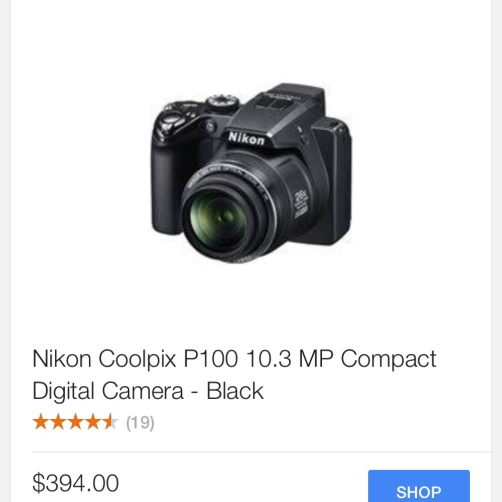 Nikon cool pic p100 camera
