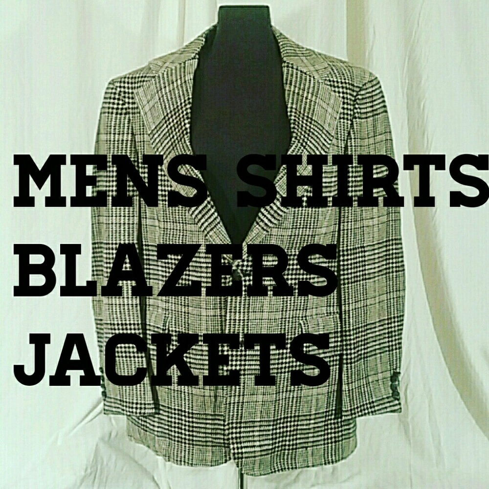 Mens shirts blazers and jackets