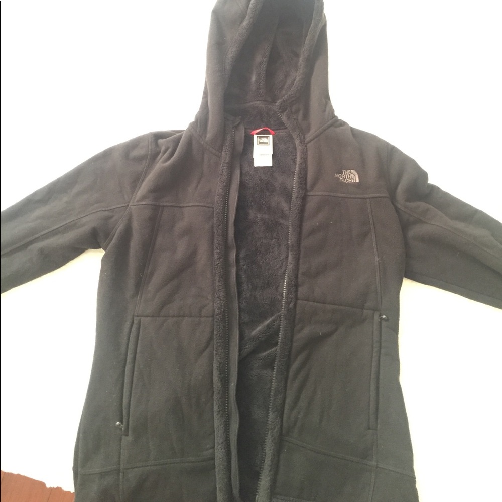 The North face zip up cozy sweatshirt