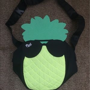 PINK pineapple lunch cooler/ bag