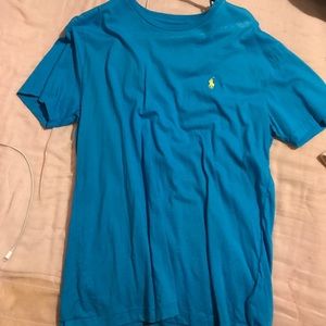 Blue men's Ralph Lauren polo shirt
