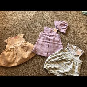 3-6 month dresses NWT