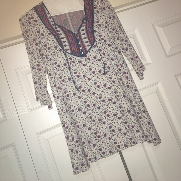 Forever 21 bohemian style shirt/dress - Picture 1 of 4