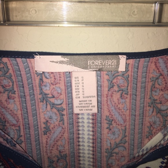 Forever 21 bohemian style shirt/dress - Picture 2 of 4