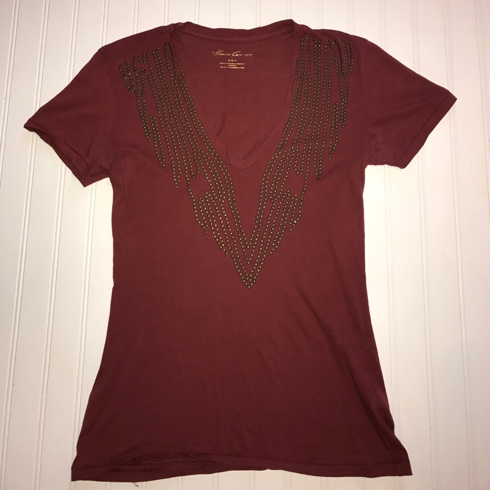 Kenneth Cole stud tee