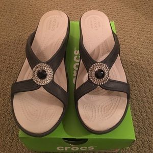 Brand new Crocs wedges