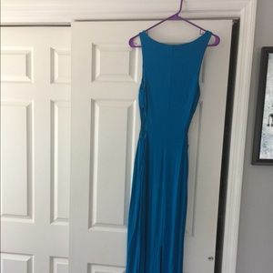 BeBe maxi dress with cut out sides