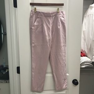 BCBG MaxAzria Pink Cropped Pants Sz S