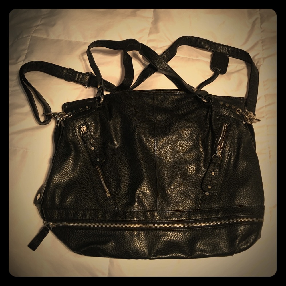Large black purse
