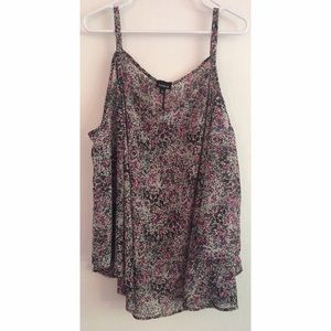Torrid Floral Cold Shoulder Top
