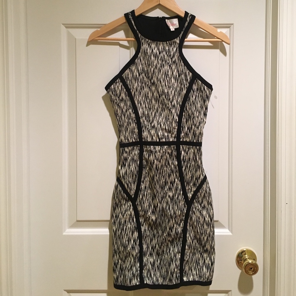 Parker printed cocktail dress