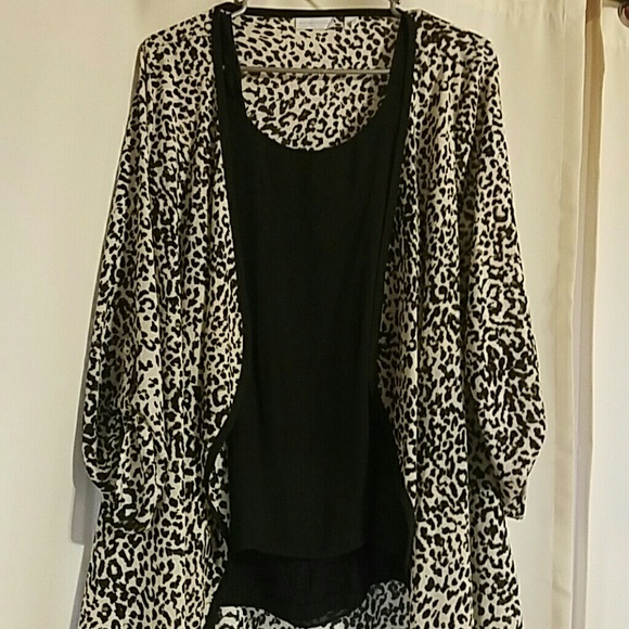 New York & Company Tops - SWING SHEER TANK  ( print jacket not available)