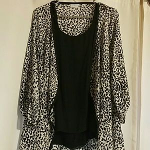 SWING SHEER TANK  ( print jacket not available)