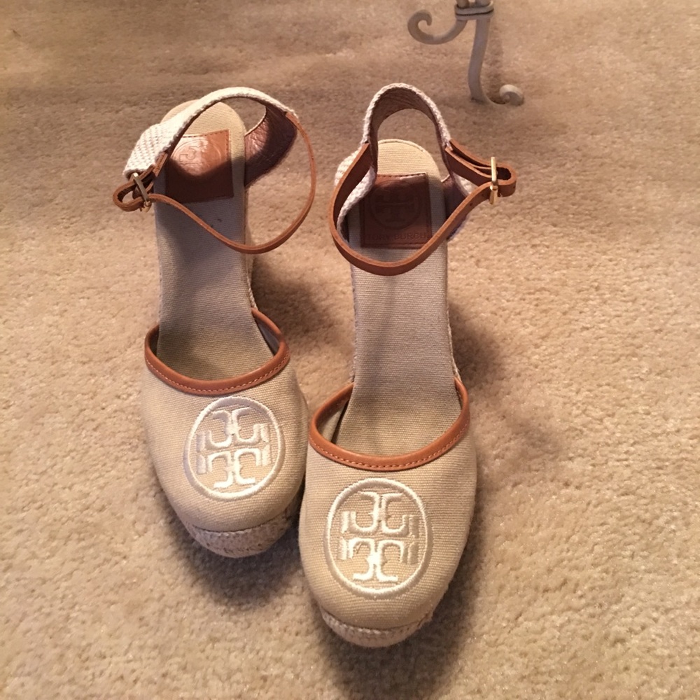 Tory burch canvas espadrilles