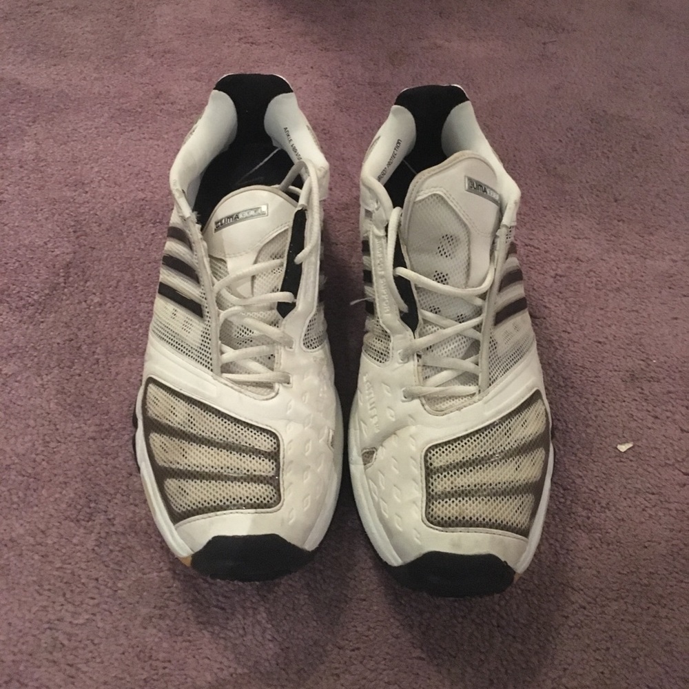 White Clima-cool volleyball shoes/court shoes