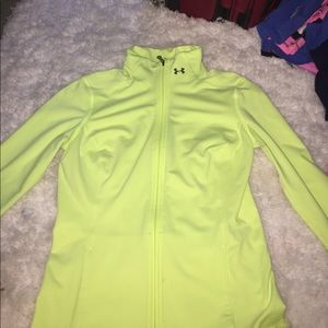 Neon Yellow Under Armor Jacket