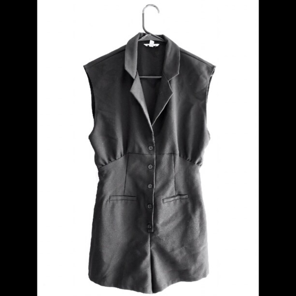 Urban Outfitters COPE Collared Romper