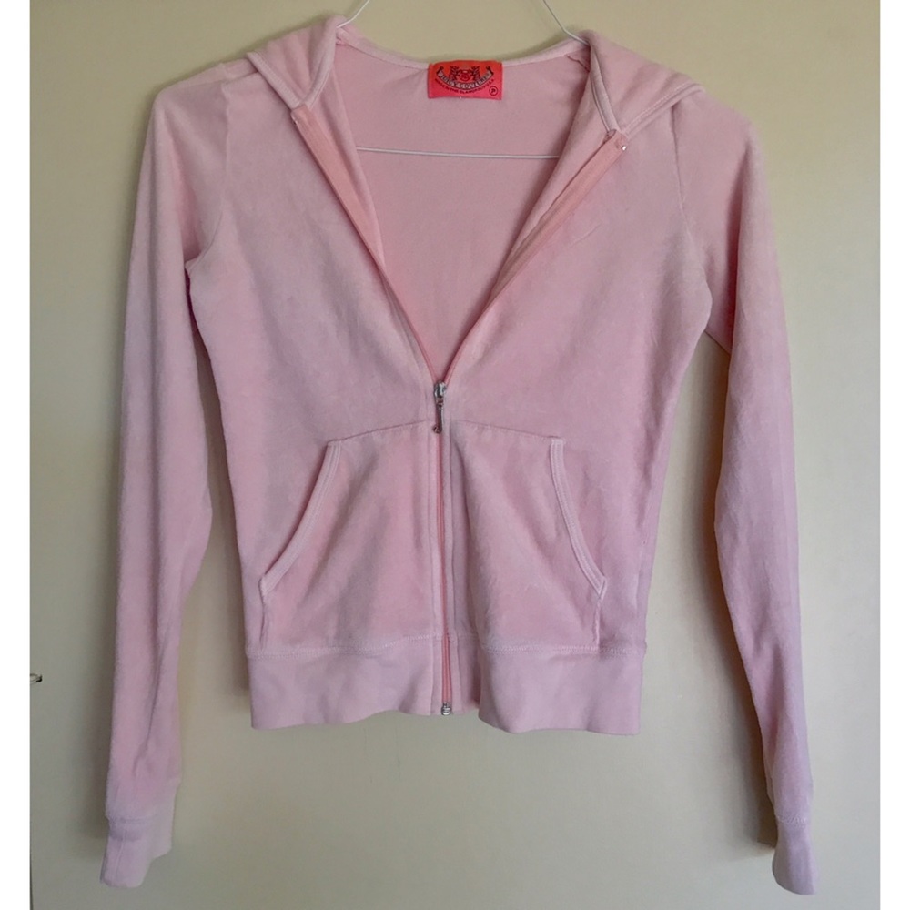 Pink Juicy Couture Velour Jacket Petite