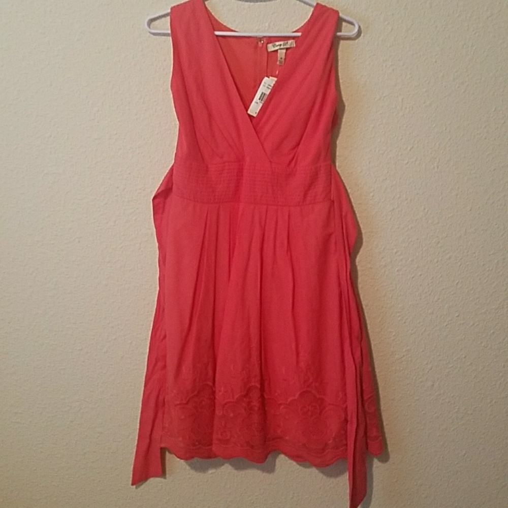 Pink, lace dress