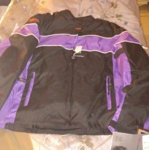 Ladies padded riding jacket